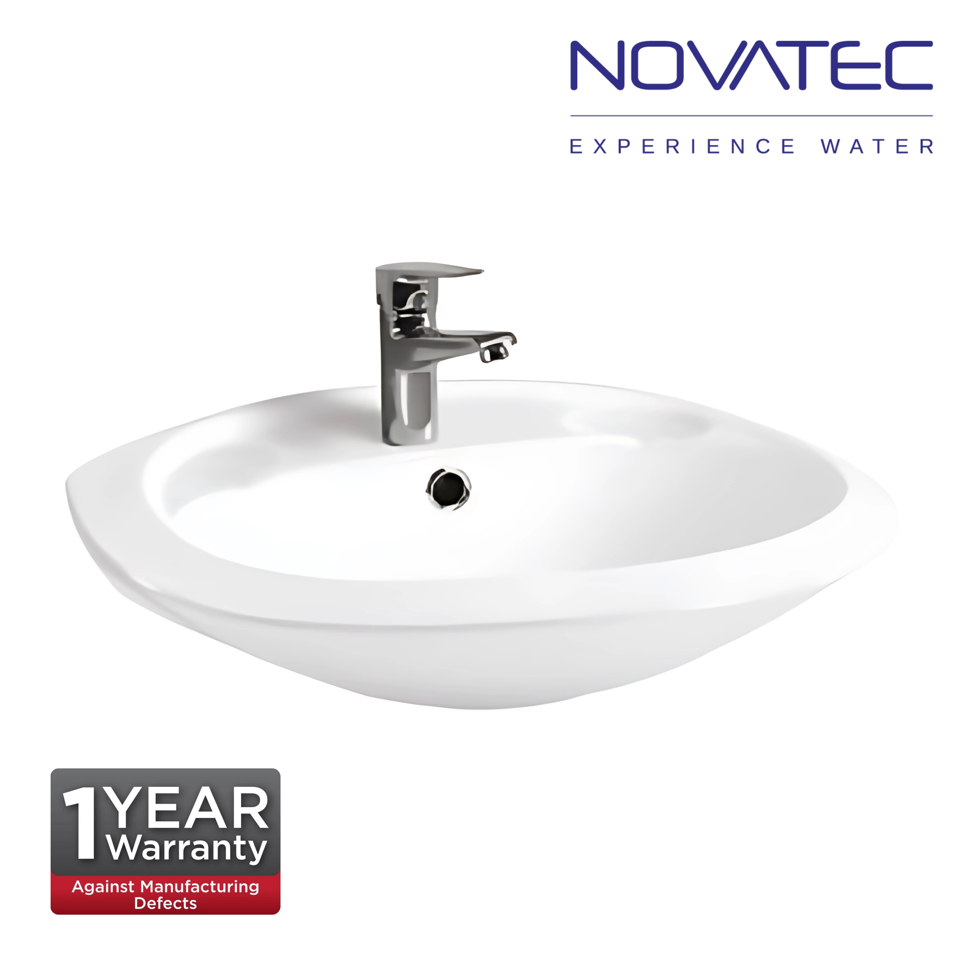 Novatec Kavala 440 Wall Hung Basin (TO3323)